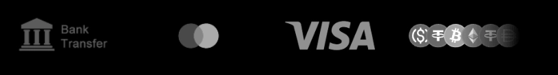 CleanWins payment methods including bank transfer, Mastercard, Visa and cryptocurrency